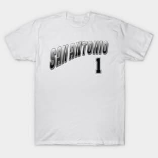 Retro San Antonio Number 1 T-Shirt